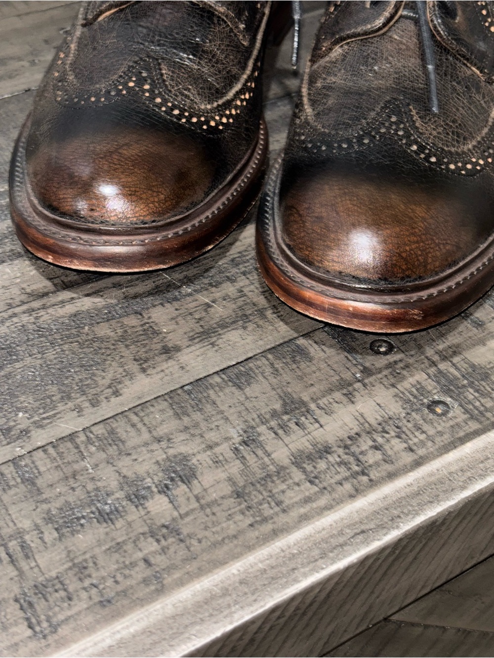FRYE Jones Wingtip Oxfords MENS SZ 10.5 D - Picture 3 of 14